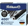 PELIKAN RECAMBIO PLUMA 4001 TP/6 NEGRO 6-PACK 301218 PELIKAN RECAMBIO PLUMA 4001 TP/6 NEGRO 6-PACK 301218